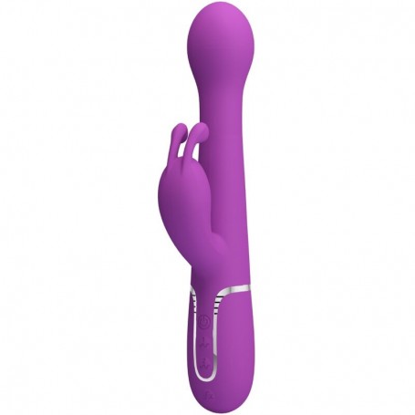 PRETTY LOVE DEJON VIBRADOR RABBIT MULTIFUNCIoN 3 EN 1 MORADO