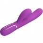PRETTY LOVE PERLITA VIBRADOR RABBIT MULTIFUNCIoN 3 EN 1 MORADO