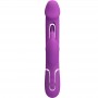 PRETTY LOVE KAMPAS VIBRADOR RABBIT MULTIFUNCIoN 3 EN 1 MORADO