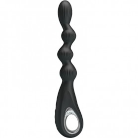 PRETTY LOVE FEDERER VIBRADOR ANAL 12 VIBRACIONES NEGRO