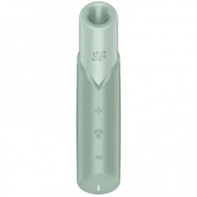 SATISFYER NAUGHTY KISS ESTIMULADOR CLiTORIS POR ONDAS VERDE AGUA