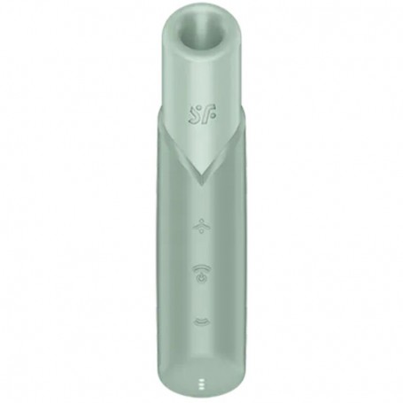 SATISFYER NAUGHTY KISS ESTIMULADOR CLiTORIS POR ONDAS VERDE AGUA
