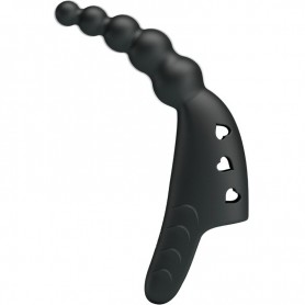 PRETTY LOVE JORDIN VIBRADOR DE DEDO 10 VIBRACIONES NEGRO