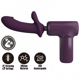 PRETTY LOVE DJ SCHOLAR MASAJEADOR 5 CONFIGURACIONES MORADO
