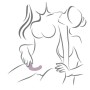 ROCKS OFF GEMINI VIBRADOR DUAL PUNTO G Y ESTIMULADOR CLiTORIS MORADO