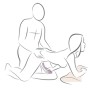ROCKS OFF GEMINI VIBRADOR DUAL PUNTO G Y ESTIMULADOR CLiTORIS MORADO