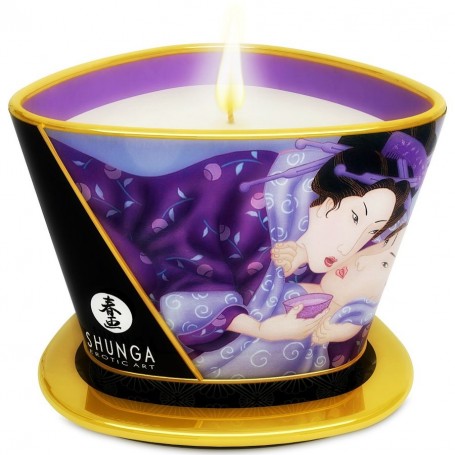 SHUNGA MINI CARESS BY CANDELIGHT VELA MASAJE FRUTAS EXoTICAS 170 ML