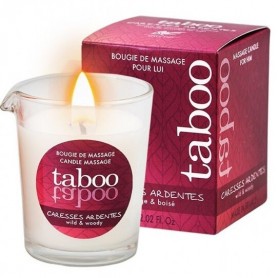 RUF TABOO VELA DE MASAJE PARA eL CARESSES ARDENTES AROMA HELECHO