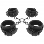 FETISH SUBMISSIVE SET ESPOSAS MANOS Y TOBILLOS CON FORRO DE NEOPRENO