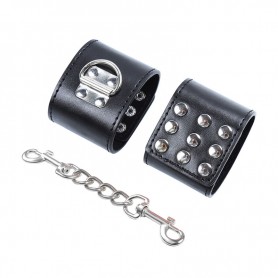 OHMAMA FETISH RESTRICCIONES MUNECA CON BROCHE DE METAL