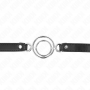 KINK MORDAZA CON MuLTIPLES JUNTAS ToRICAS 5 CM NEGRO 63 X 25 CM