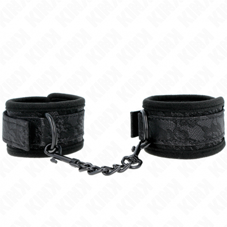 KINK MUNEQUERAS DE ENCAJE Y NEOPRENO AJUSTABLE NEGRO 20 29 CM X 5 CM