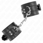 KINK MUNEQUERAS NEGRO CON CORREA NEGRO AJUSTABLE 17 28 CM X 6 CM