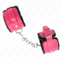 KINK MUNEQUERAS FORRADAS PREMIUM NEGRO CON CORREA FUCSIA AJUSTABLE 17 29 CM X 6 CM