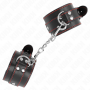 KINK MUNEQUERAS NEGRO CON DETALLES EN ROJO AJUSTABLE 20 28 CM X 55 CM