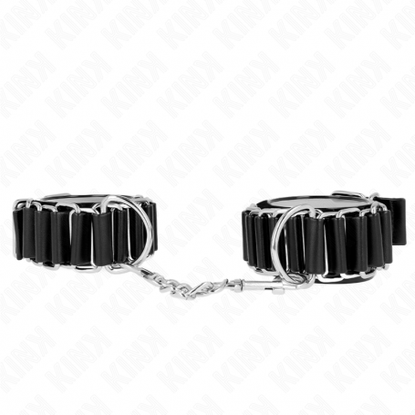 KINK MUNEQUERAS FINAS EN FORMA DE BISAGRA NEGRO AJUSTABLE 16 22 CM X 35 CM