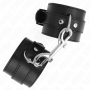 KINK MUNEQUERAS SIMPLES CON FILA DE REMACHES Y HEBILLA GRANDE NEGRO AJUSTABLE 17 28 CM X 5 CM