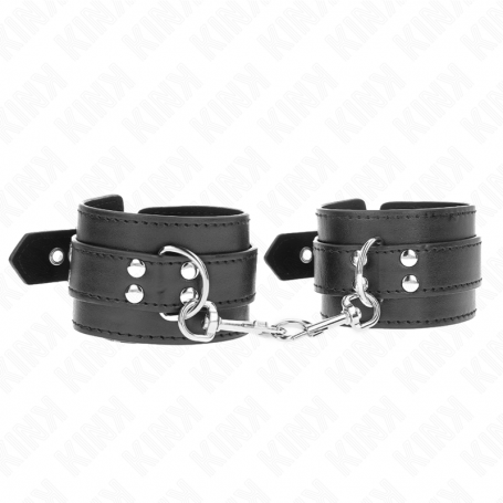KINK MUNEQUERAS CON TACHUELAS NEGRO 35 X 6 CM
