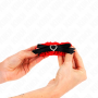 KINK MUNEQUERAS ELaSTICAS DE ENCAJE CON DETALLE CORAZoN ROJO AJUSTABLE 22 35 CM
