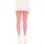 LEG AVENUE MEDIAS CON ABERTURAS CORAZON LAZOS ROSA