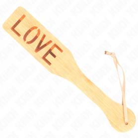 KINK PALA DE BAMBu PALABRA LOVE 32 X 55 CM