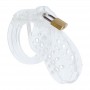 HIDDEN DESIRE EXTREME JAULA DE CASTIDAD ACRiLICA AJUSTABLE TRANSPARENTE