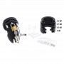 HIDDEN DESIRE EXTREME JAULA DE CASTIDAD SILICONA TALLA S NEGRO