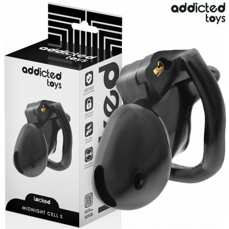 ADDICTED TOYS LOCKED MINDNIGHT CELL JAULA PARA PENE TALLA S 48 CM
