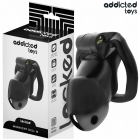 ADDICTED TOYS LOCKED MINDNIGHT CELL JAULA PARA PENE 42 CM TALLA M