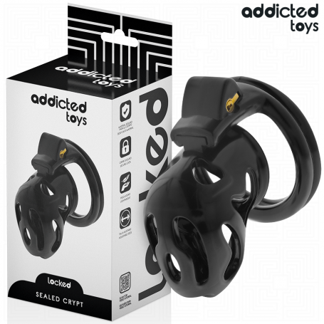 ADDICTED TOYS LOCKED SEALED CRYPT JAULA PARA PENE 8 CM
