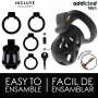 ADDICTED TOYS LOCKED SILENT KEEP JAULA PARA PENE 75 CM