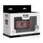 BEGME RED EDITION COLLAR CON CADENAS Y PINZAS PEZONES CON FORRO DE NEOPRENO