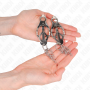 KINK PINZAS PARA PEZONES ESTILO JAPONeS CON CADENAS PLATEADO