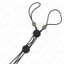 KINK PINZAS PARA PEZONES DETALLE NEGRO CON ELaSTICO NEGRO
