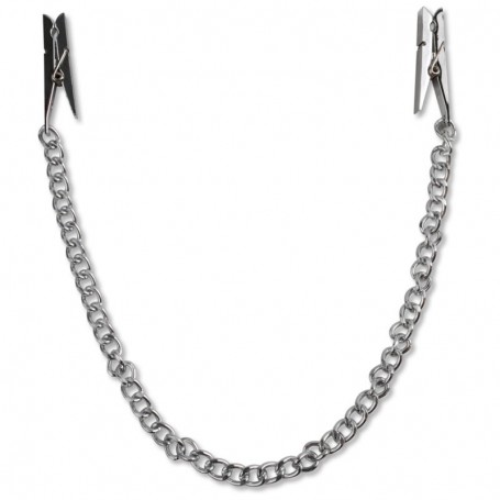 FETISH FANTASY SERIES SERIES CADENA PARA PEZONES PLATA