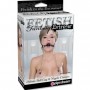 FETISH FANTASY EXTREME MORDAZA DELUXE CON PINZAS PEZONES CON CADENAS