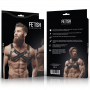 FETISH SUBMISSIVE ATTITUDE ARNeS BULLDOG AJUSTABLE NEOPRENO PECHO CRUZADO CON CREMALLERAS HOMBRE