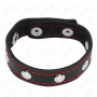 KINK ANILLO PENE CUERO CON PuAS 215 X 16 CM