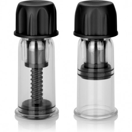 CALEXOTICS VACCUM TWIST ONDAS ESTIMULADORASES PEZONES NEGRO