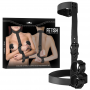 FETISH SUBMISSIVE BONDAGE CONJUNTO DE SUJECIoN PARA EL CUERPO DE CUELLO Y MUNEQUERAS