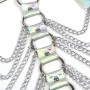 SUBBLIME 953737 ARNeS DE PECHO CON ANILLOS Y CADENAS PLATA TALLA uNICA