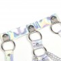 SUBBLIME 953737 ARNeS DE PECHO CON ANILLOS Y CADENAS PLATA TALLA uNICA