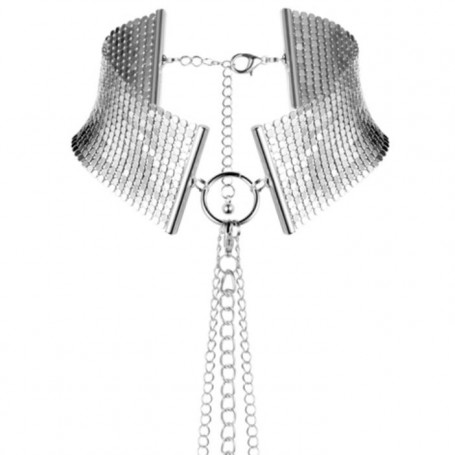 BIJOUX DeSIR MeTALLIQUE COLLAR METLICO PLATEADO