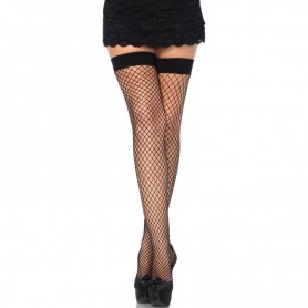 LEG AVENUE MEDIAS EN RED NEGRAS TALLA uNICA