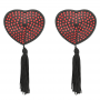 COQUETTE CHIC DESIRE CUBRE PEZONES ROJO NEGRO