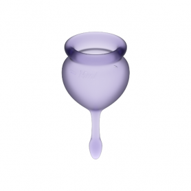 SATISFYER FEEL GOOD KIT COPA MENSTRUAL LILA 15 20 ML