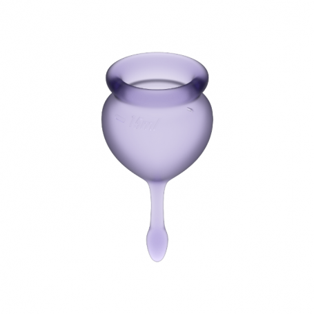 SATISFYER FEEL GOOD KIT COPA MENSTRUAL LILA 15 20 ML