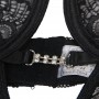 SUBBLIME 954185 BABYDOLL DE ENCAJE CON TIRANTES AJUSTABLES NEGRO S M