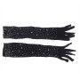 SUBBLIME 957469 GUANTES TRANSPARENTES CON BRILLO NEGRO S M