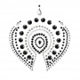 BIJOUX INDISCRETS FLAMBOYANT NEGRO PLATA